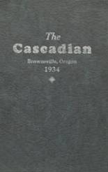 1934 Brownsville High School Yearbook from Brownsville, Oregon cover image