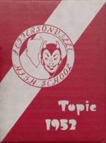 1952 Jeffersonville High School Yearbook from Jeffersonville, Indiana cover image