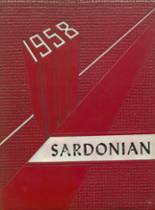 Sardis High School 1958 yearbook cover photo