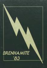 Brenham High School 1983 yearbook cover photo