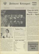 Piedmont Academy 1975 yearbook cover photo