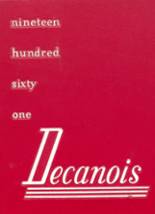 Decatur High School 1961 yearbook cover photo