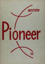 Western Mennonite High School 1958 yearbook cover photo