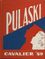 Pulaski High School 1959 yearbook cover photo