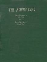 Achille High School 1940 yearbook cover photo