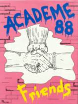 Academy High School 1988 yearbook cover photo