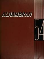 Alhambra High School 1954 yearbook cover photo