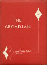 Arcadia High School 1963 yearbook cover photo