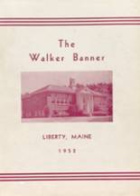 Walker High School 1952 yearbook cover photo