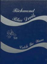 1988 Richmond Community High School Yearbook from Richmond, Virginia cover image