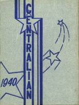 Central High School 1940 yearbook cover photo