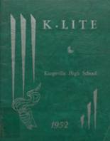 Kingsville High School 1952 yearbook cover photo