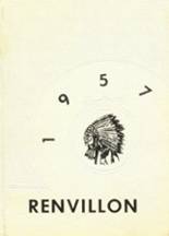 Renville High School 1957 yearbook cover photo