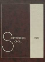 Shippensburg High School 1987 yearbook cover photo