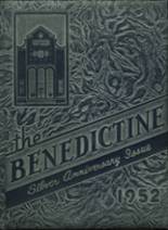 Benedictine High School 1952 yearbook cover photo