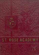 1963 St. Rose Academy Yearbook from Vincennes, Indiana cover image
