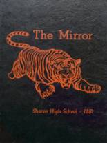 Sharon High School 1981 yearbook cover photo