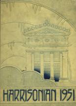 Harrison Technical High School 1951 yearbook cover photo