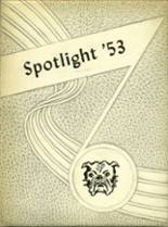 Howe High School 1953 yearbook cover photo