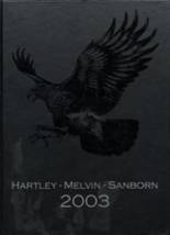 Hartley-Melvin-Sanborn High School 2003 yearbook cover photo