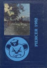 1982 Pierce High School Yearbook from Arbuckle, California cover image