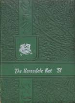 Kennedale High School 1951 yearbook cover photo