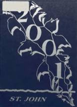 2001 St. John's High School Yearbook from Ennis, Texas cover image