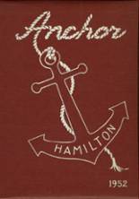 Hamilton High School 1952 yearbook cover photo