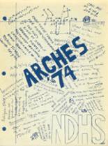 Notre Dame High School 1974 yearbook cover photo