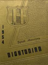 Dighton High School 1954 yearbook cover photo