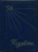 Crosby High School 1958 yearbook cover photo