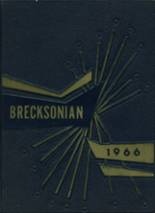 Breckenridge High School 1966 yearbook cover photo