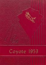 Shelby High School 1953 yearbook cover photo