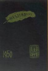 West High School 1950 yearbook cover photo