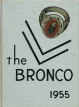 Sonora High School 1955 yearbook cover photo