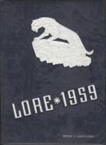 Lewistown High School 1959 yearbook cover photo