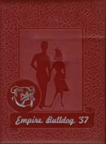 Empire High School 1957 yearbook cover photo