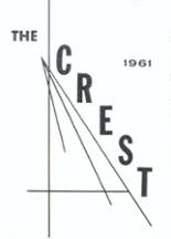 Creston High School 1961 yearbook cover photo