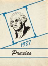 Washington High School 1987 yearbook cover photo