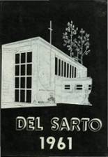 St. Pius X High School 1961 yearbook cover photo