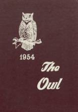 McColl High School 1954 yearbook cover photo