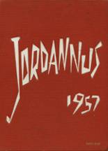 Indiana University High School 1957 yearbook cover photo