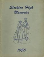 Stockton High School 1950 yearbook cover photo