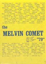 Melvin High School 1979 yearbook cover photo