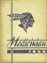Medicine Lodge High School 1949 yearbook cover photo