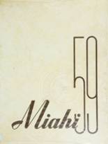 Miami High School 1959 yearbook cover photo