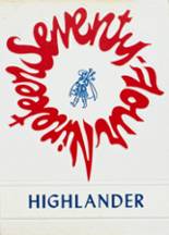 Cambria Heights High School 1974 yearbook cover photo