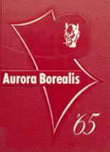 Aurora High School 1965 yearbook cover photo