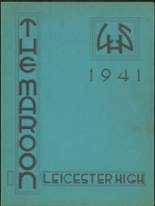 Leicester High School 1941 yearbook cover photo