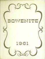 Bowen High School 1961 yearbook cover photo